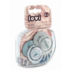Пустушка динамічна Lovi Botanic Boy 0-3 міс. 2 шт. (22/869boy)