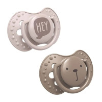 Пустышка динамическая Lovi Hey Girl, 6-18 мес., 2 шт. (22/887girl)
