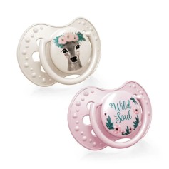 Пустушка динамічна Lovi Wild Soul Girl, 6-18 міс., 2 шт. (22/884girl)