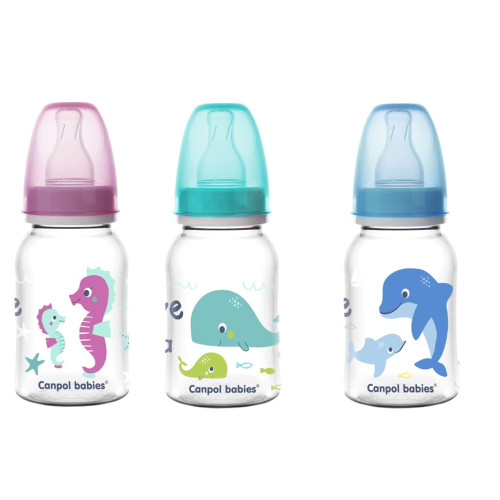 Пляшечка для годування Canpol Babies PP Love&Sea 120 мл (59/300)