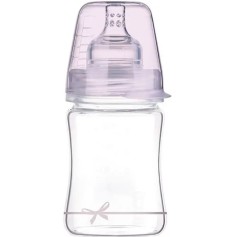 Пляшечка для годування скляна Lovi Diamond Glass Baby Shower girl, 150 мл (74/104girl)