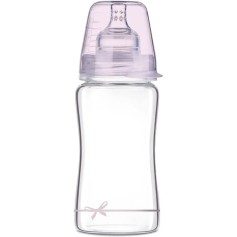 Пляшечка для годування скляна Lovi Diamond Glass Baby Shower girl, 250 мл (74/204girl)