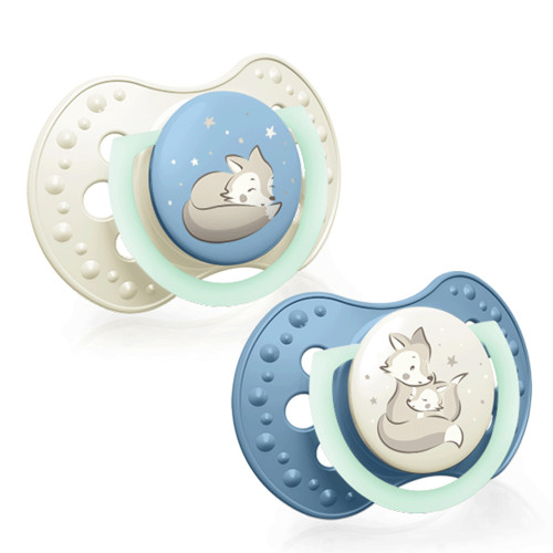 Пустушка динамічна Lovi Night & Day Boy, 0-3 міс., 2 шт (22/913boy) — 10707