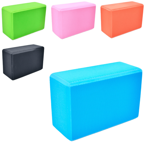 Блок для йоги, 5 кольорів, 150-180 г (MS 0858-15)