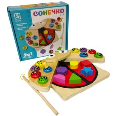 Деревянная игрушка Tree Toys Божья коровка сортер, рыбалка (MD 1876)