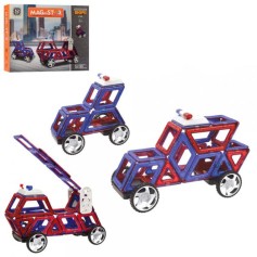 Дитячий магнітний конструктор Limo Toy Транспорт, 32 елементів (LT6002)