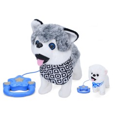 Интерактивная игрушка Собачка Limo Toy Пушистые друзья с поводком, 25 см (M 5840 I UA)