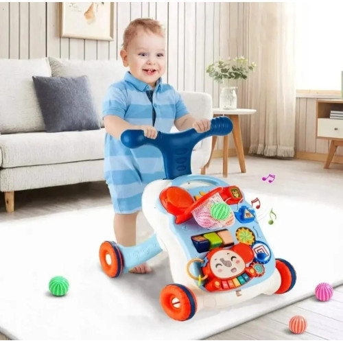 Каталка-ходунки Limo Toy 2в1 ігровий столик (HB 0049) — 20965