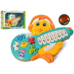 Іграшкове піаніно Limo Toy Курча з музикою та світлом, 27 см, 2 види (FT 0011)