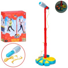 Игрушечный микрофон на стойке с музыкой и светом, 77 см (LML121)
