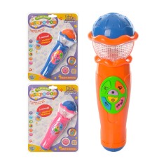 Іграшковий мікрофон Limo Toy з музикою та світлом, 3 кольори (7043 UA)