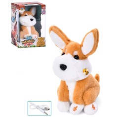 Интерактивная мягкая игрушка Limo Toy Пушистые Друзья, Собачка, 25 см (M 6079 I UA)