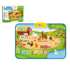 Килимок розвиваючий Limo Toy Весела ферма, звук, музика, 72-50 см (M3455)