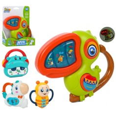 Дитяче піаніно Limo Toy навчальне, музика, звук, світло, вірші, 4 види, 12 см (FT 0056 ABCD)