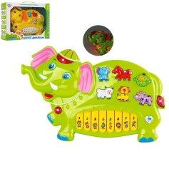 Іграшкове піаніно Limo Toy Слоник з музикою та світлом, 2 кольори (FT 0012)