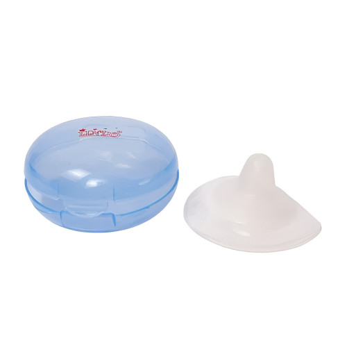 Накладки силіконові для грудей Lindo в контейнері, блакитні (LI 802) — 19913