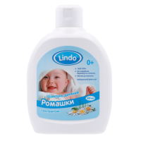 Детский шампунь без слез Lindo с Д-пантенолом и экстрактом ромашки, 300 мл (U 781)