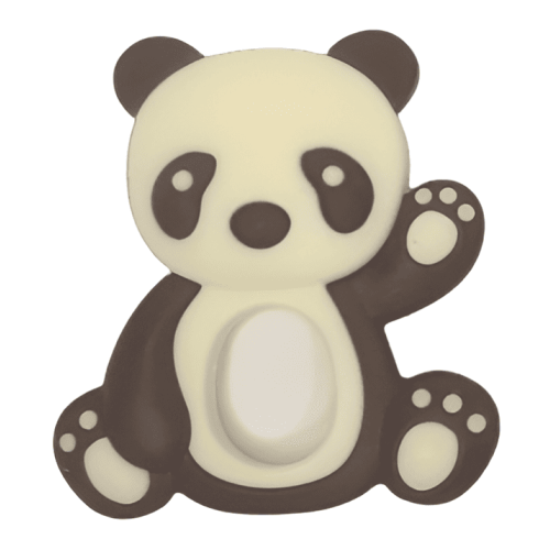 Прорізувач для зубів Lindo Панда, коричневий (LI 329)