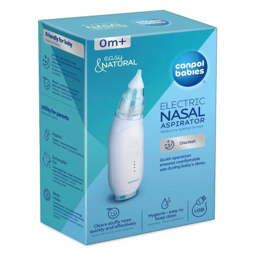 Аспиратор для носа Canpol Babies Easy Natural электрический (9/319)
