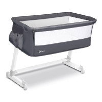 Детская кроватка 2в1 Lionelo Theo Dark Grey
