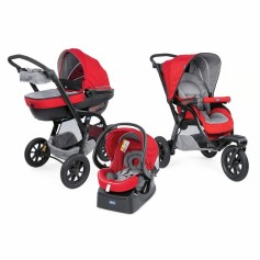 Коляска 3в1 Chicco Trio Activ3 Top червона (79270.82)