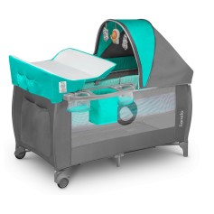 Манеж Lionelo Sven Plus Turquoise/Grey