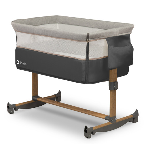 Детская кроватка 3в1 Lionelo Leonie Grey Stone — 3998