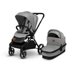 Коляска 2в1 Lionelo Mika Grey Stone
