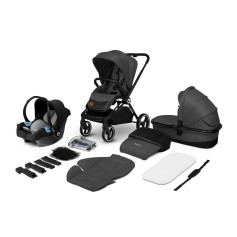 Коляска 3в1 Lionelo Mika Grey Graphite