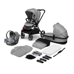 Коляска 3в1 Lionelo Mika Grey Stone