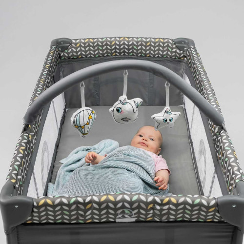 Манеж Lionelo Flower Grey Scandi — 4624