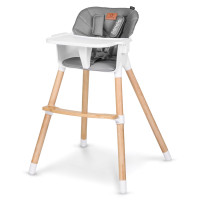 Стульчик для кормления 2в1 Lionelo Koen Grey Stone