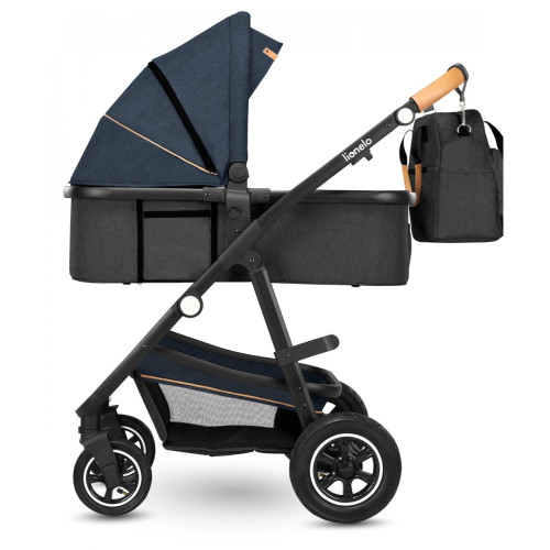 Коляска 2в1 Lionelo Amber Blue Navy — 4055