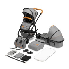 Коляска 2в1 Lionelo Amber Grey Stone