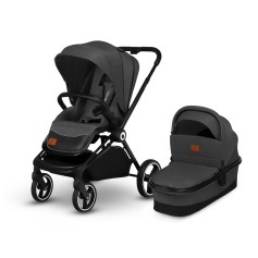 Коляска 2в1 Lionelo Mika Grey Graphite
