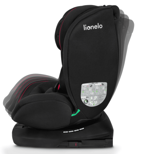 Автокресло Lionelo Bastiaan i-Size Black Red — 10071 Автокресло Lionelo Bastiaan i-Size Black Red — 10071