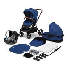 Коляска 3в1 Lionelo Mika Blue Navy