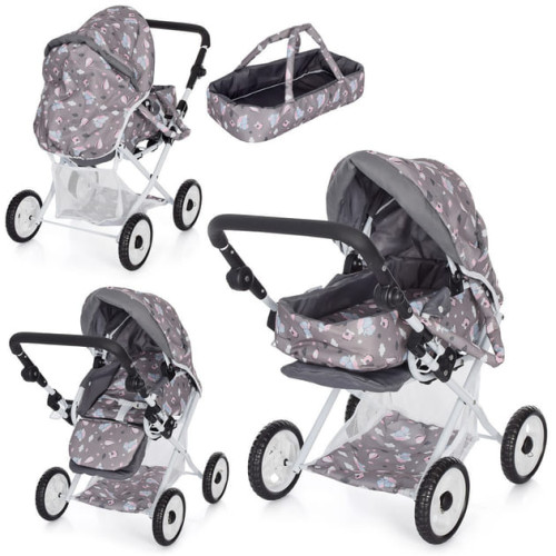 Коляска для ляльки 65826 Grey