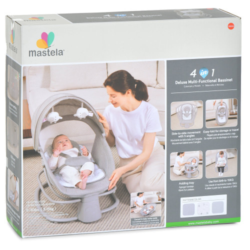 Убаюкивающий центр-шезлонг Mastela серый 8085 — 24108