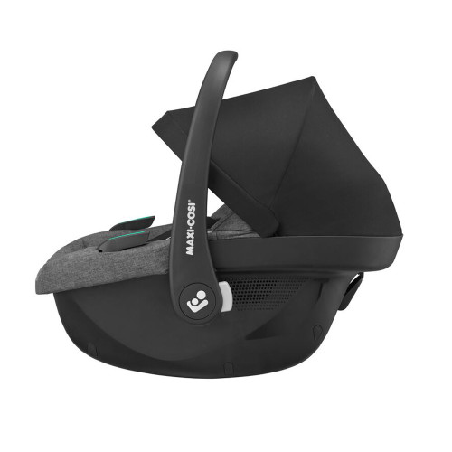 Коляска MAXI-COSI ZELIA S TRIO Dark Grey (Black Frame/Brown Leather + CabrioFix S i-Size + сумка) — 16160