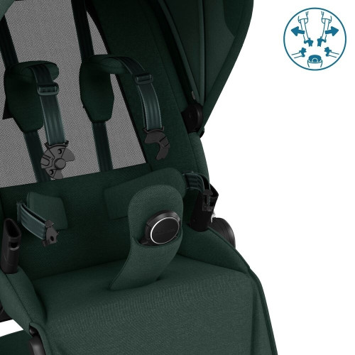 Коляска прогулочная Maxi-Cosi Fame Twillic Green — 15490 Коляска прогулочная Maxi-Cosi Fame Twillic Green — 15490