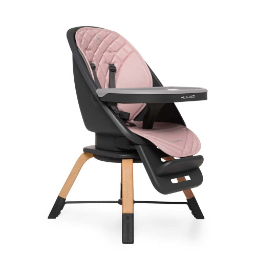 Стільчик для годування Muuvo Choc2 Powder Pink New (M-CHOC-2-POWDER-PINK-NEW) — 22719 Стільчик для годування Muuvo Choc2 Powder Pink New (M-CHOC-2-POWDER-PINK-NEW) — 22719