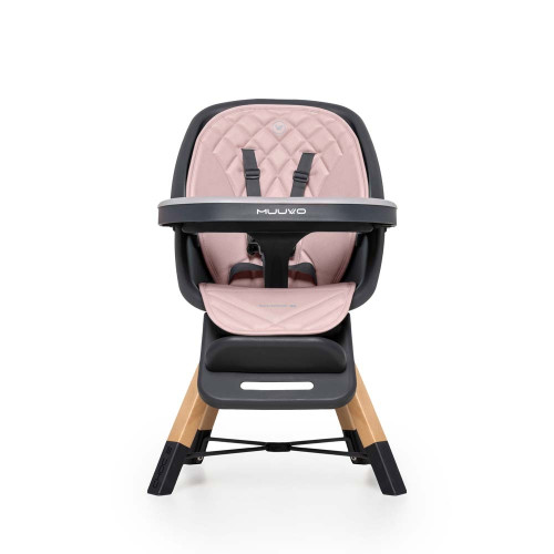 Стільчик для годування Muuvo Choc2 Powder Pink New (M-CHOC-2-POWDER-PINK-NEW) — 22719 Стільчик для годування Muuvo Choc2 Powder Pink New (M-CHOC-2-POWDER-PINK-NEW) — 22719