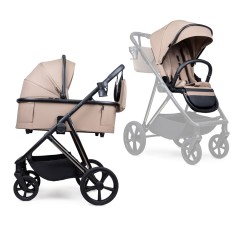 Коляска трансформер 2 в 1 Ninos Amor Soft Beige (NAM2026BE)