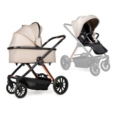 Коляска 2в1 Ninos Estrella Beige Gold