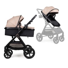 Універсальна коляска трансформер 2 в 1 Ninos Ventura Dark Eco Beige