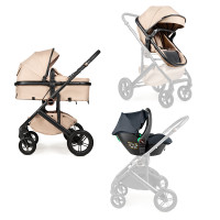 Коляска трансформер 3 в 1 Ninos Ave Light Beige
