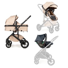 Коляска трансформер 3 в 1 Ninos Ave Light Beige