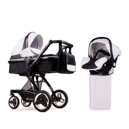 Коляска 3в1 Ninos Bono Black and White