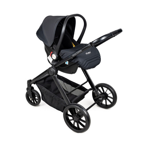 Коляска 3в1 с автокреслом Ninos Estrella Black Black — 21137